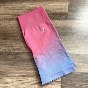 Pink ombré gymshark